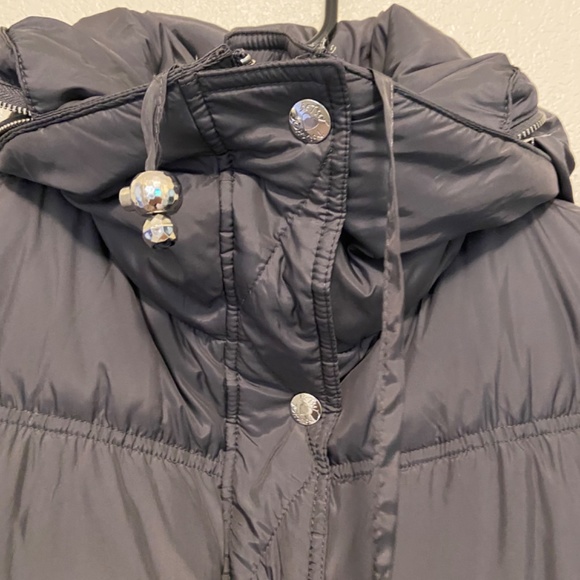 Grey Betsey Johnson Puffer Coat Jacket Womens - Picture 14 of 16